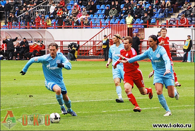 Локомотив Москва - Зенит  1-1