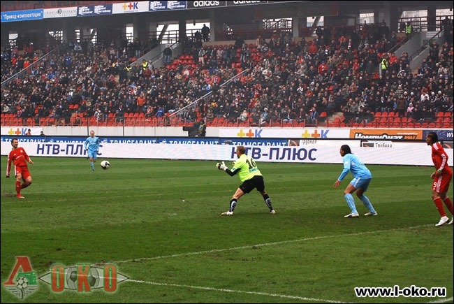 Локомотив Москва - Зенит  1-1