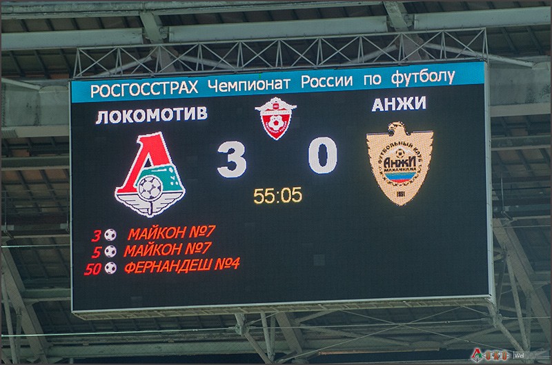 Локомотив - Анжи 4-0