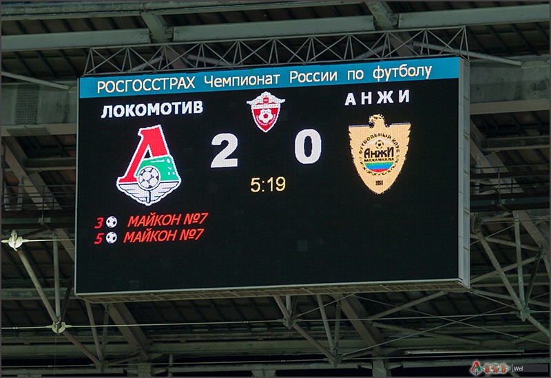 Локомотив - Анжи 4-0