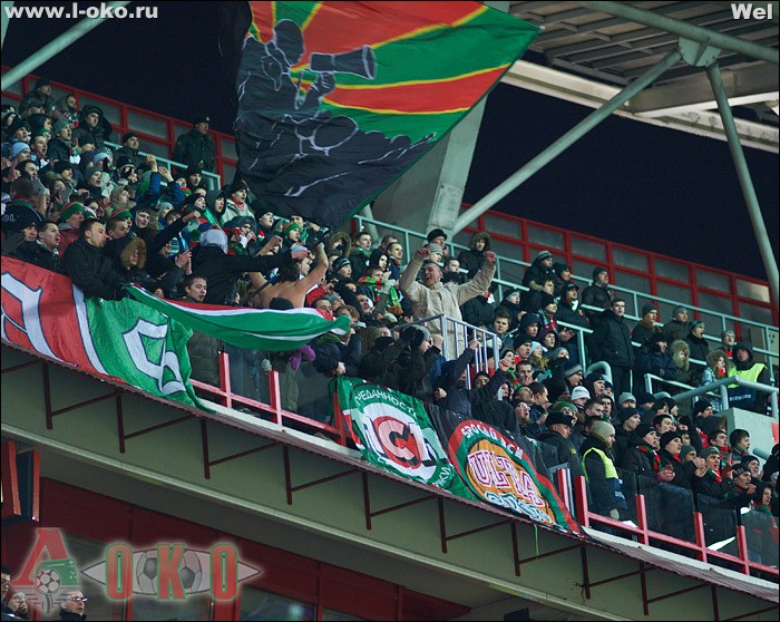 Фото с матча Локомотив Москва - Кубань