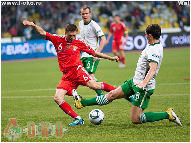 Сборная России - сборная Ирландии 0-0