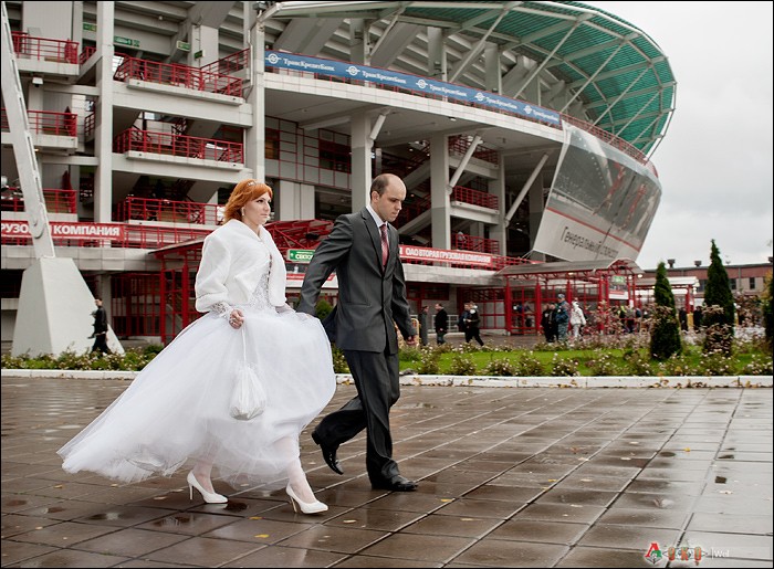 Свадьба на стадионе
